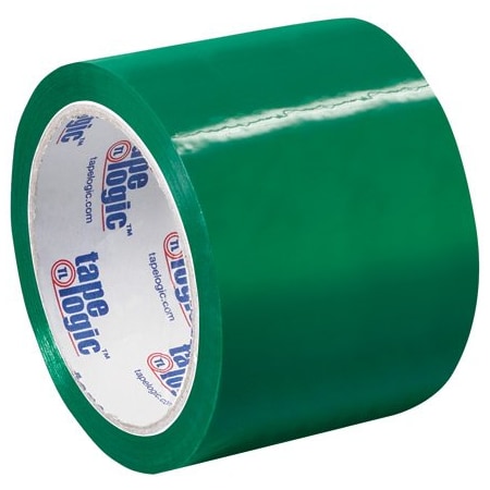 Tape Logic 3'' x 55 yds. Green Tape Logic Carton Sealing Tape, 24PK BUY00021689